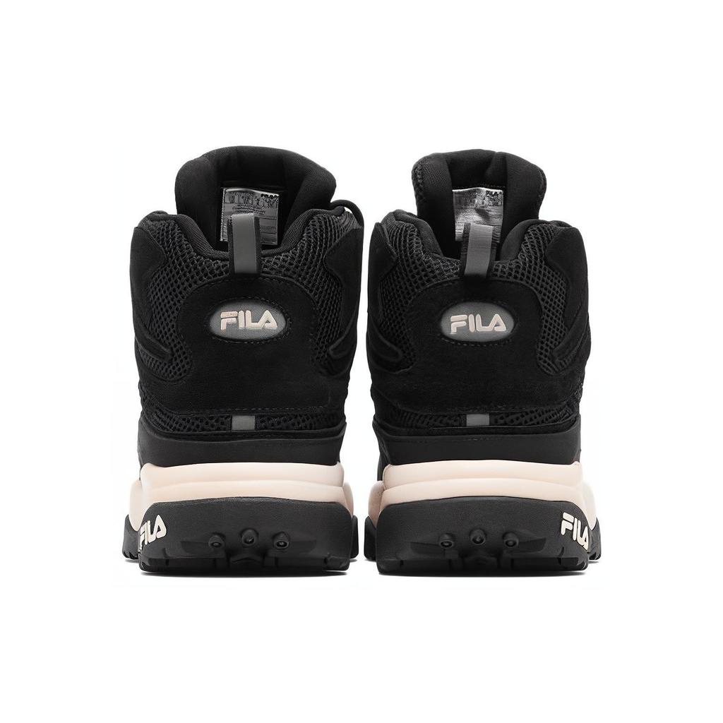 FILA Ranger Series Versatile Trendy Comfortable Durable Breathable Mid-Top Casual Shoes Men Casual Shoes Black 1HM01844-021