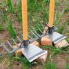 Yousheng 2-in-1 Weeding Rake Garden Hoe And Rake Heavy Duty Hand Weeder Gardening Hoe for Weeding Soil Loosening Landscaping