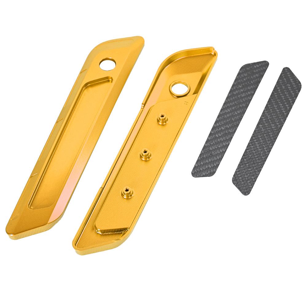 Harley 23.5-26 New Model Glide Side Box CNC Hinge with Carbon Fiber Reflective Strip