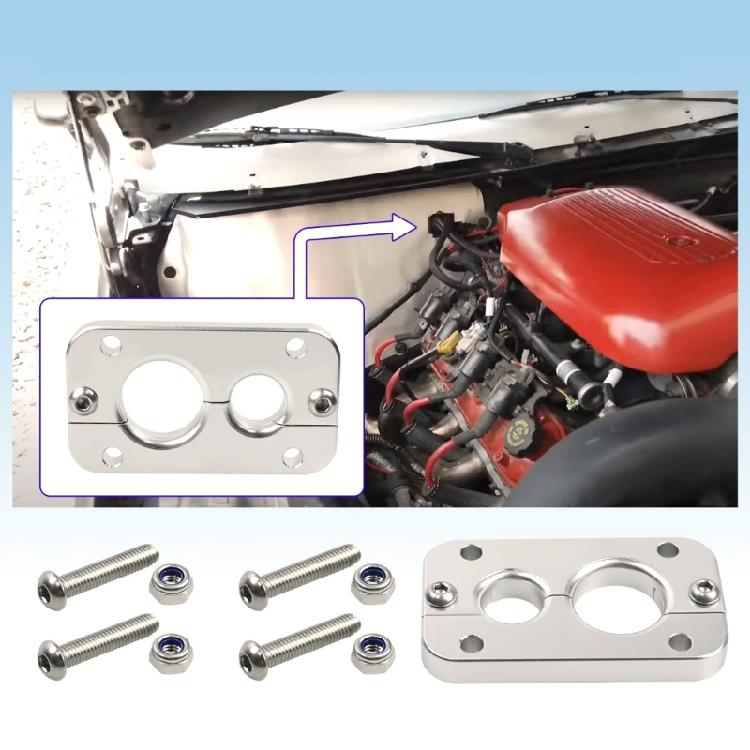 Aluminum Firewall Pass Through Modification Accessories for X Max Firewall Pass Through Eliminates Gromet