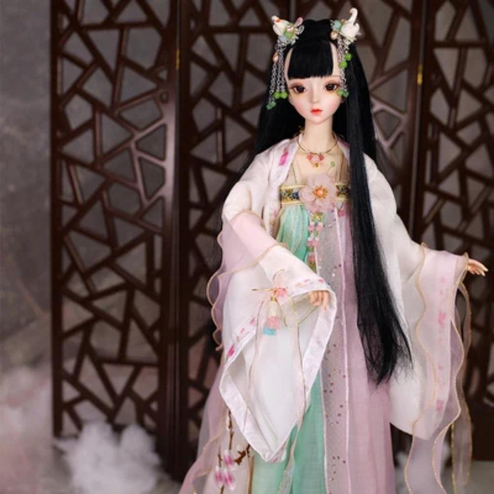 Cena Specjalna Lalka DBS 1/3 BJD Mechaniczne Stawy Ciało Z Makijażem W Tym Włosy Oczy Ubrania 62cm Wysokość Dziewczęcy Senna Wróżka