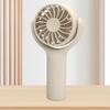 Mini Handventilator Multifunktion Leise 3 Geschwindigkeiten Einstellbar Starker Wind Tragbar Kleiner Tischventilator für
