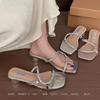High-heeled sandals for women are not tired of their feet, fashionable open-toed thin-strapped cool slippers for women's summer outer wear, dail