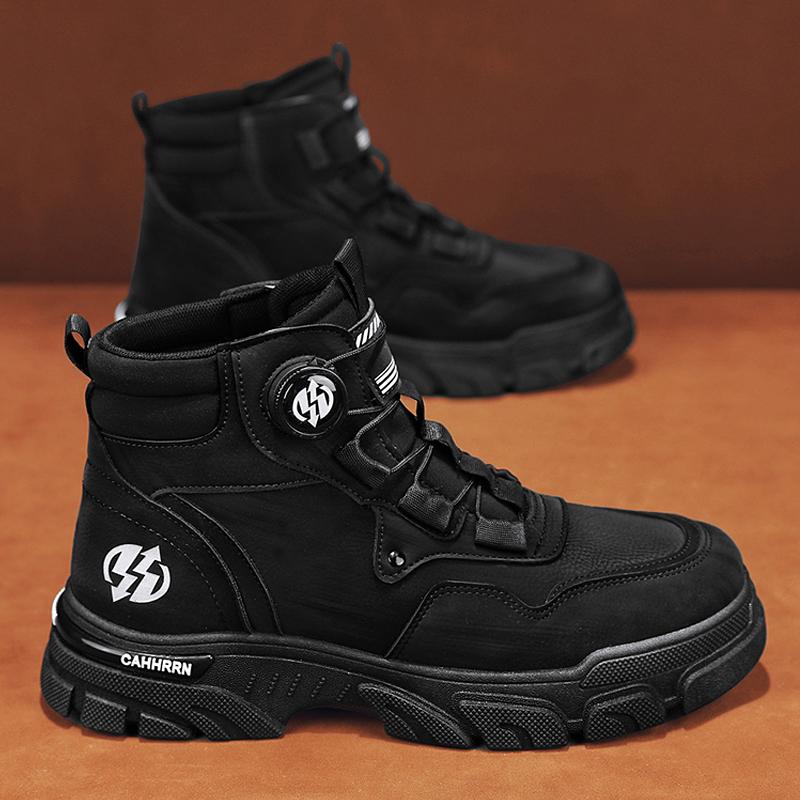 Fashion CYYTL Boots Winter Mens Shoes Casual Cowboy Combat Tactical Motorcycle Chelsea Ankle Work Leather Outdoor Designer Luxury Hiking