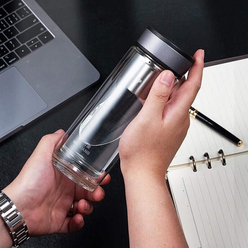 Wanxiang Double-Wall Borosilicate Glass Cup