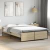 Vidaxl Bed Frame, Sonoma Oak, 120X200 Cm, Wood-Based Material