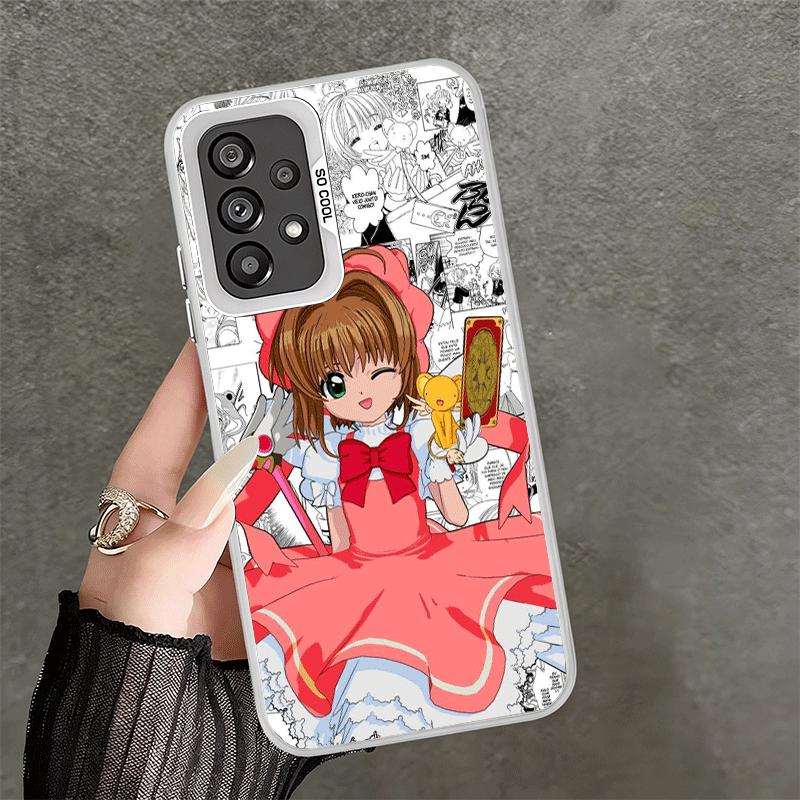 CardCaptor Sakura Anime Soft Phone Case for Samsung A17 A16 A15 A14 A13 A57 A56 A55 A54 A53 A37 A36 A35 A34 A33 A26 A25 A24 A23