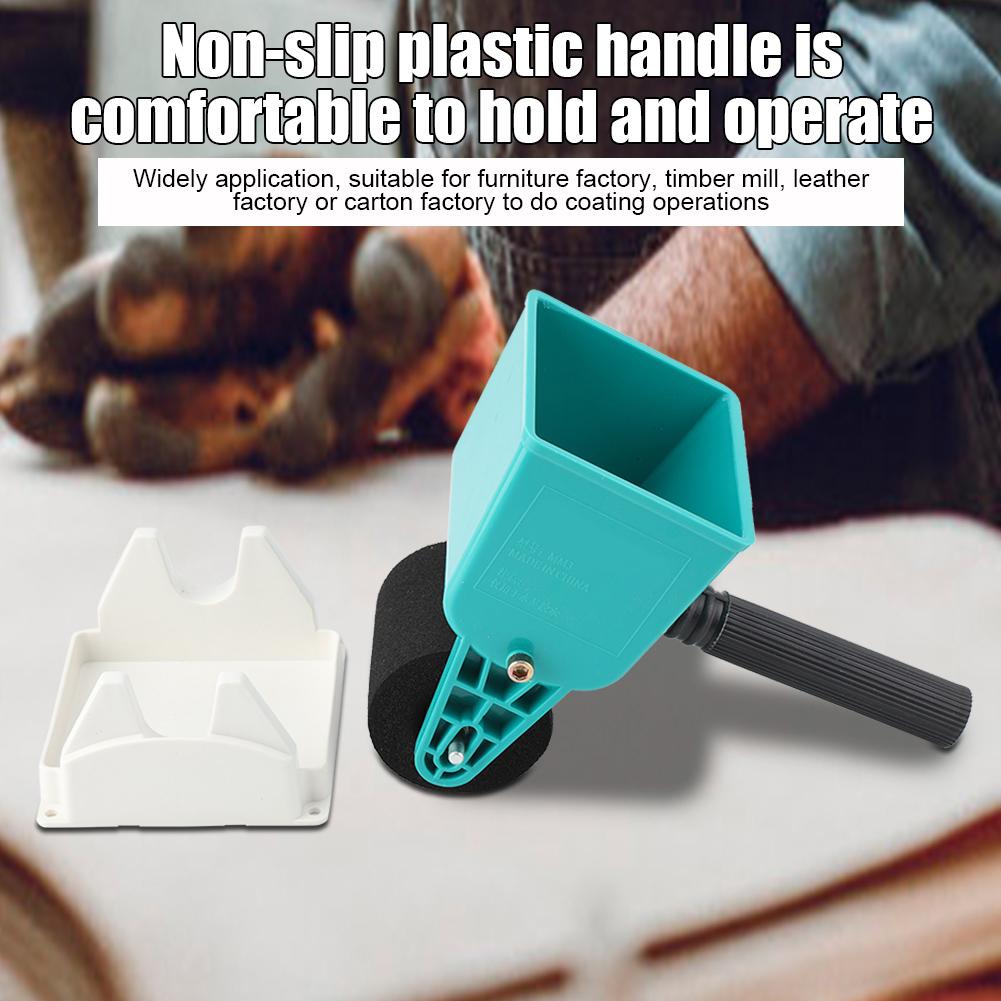 Portable Handheld Glue Applicator Roller Manual Gluer for Woodworking (3")