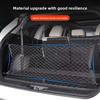 Rete portaoggetti per auto, rete elastica, tascabile, adesiva elastica magica, universale, per bagagliaio posteriore, tasca per sedile, gabbia per auto, organizer