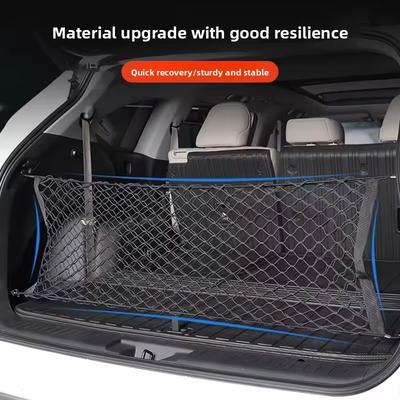 Plasă Depozitare Auto Elastică cu Buzunar din Plasă Autocolant Elastic Magic Universală Spate Plasă Portbagaj Scaun Buzunar Cușcă Organizator Auto