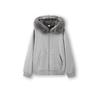 Semir Unisex Winter Hooded Knit Jacket with Faux Fur Trim