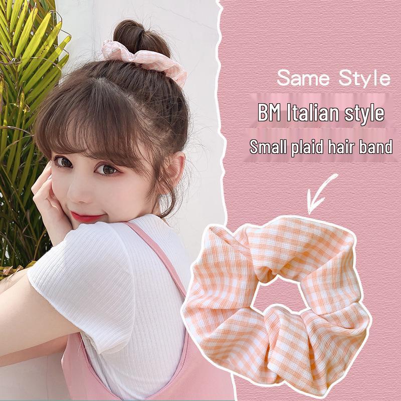 Korean JK College Style Hair Accessories Set: Cute Hair Ring, Headband, Rubber Band, and Large Intestine Hair Rope