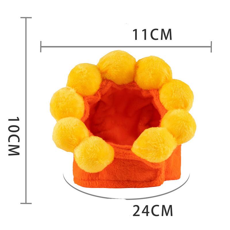 Pet Sunflower Hat Dog Dog Cat Banana Tiara, Tiger Head Cover, Teddy Fighting Supplies