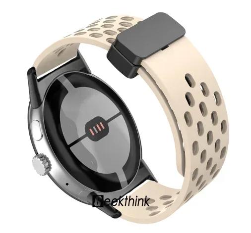 

Магнитный ремешок 22 мм 20 мм для Samsung Galaxy Watch 4 5 6 7 4/6 Classic Active 2 Силиконовый ремешок для Amazfit Bip 3 Huawei GT4 GT3 2e 20mm
