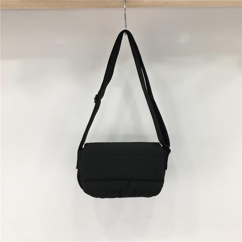 Women's Korean Style Quilted Crossbody Bag - Autumn/Winter Simple Versatile Student Bag