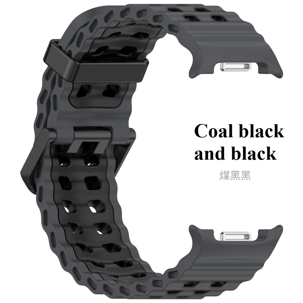 Marineband Für Samsung Galaxy Watch 8 Classic Zubehör Zweifarbige Sport Silikon Armband Galaxy Watch 8 40MM 44mm Armbänder