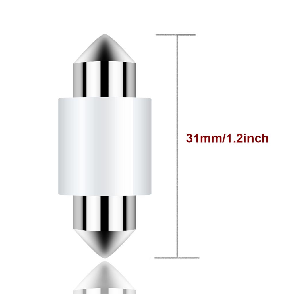 2pcs 31mm Led Festoon Car Interior Light Lamp Trunk Dome Map Bulb For VW Polo Golf 8 5 6 7 Passat B5 B6 Tiguan CC Jetta Touran