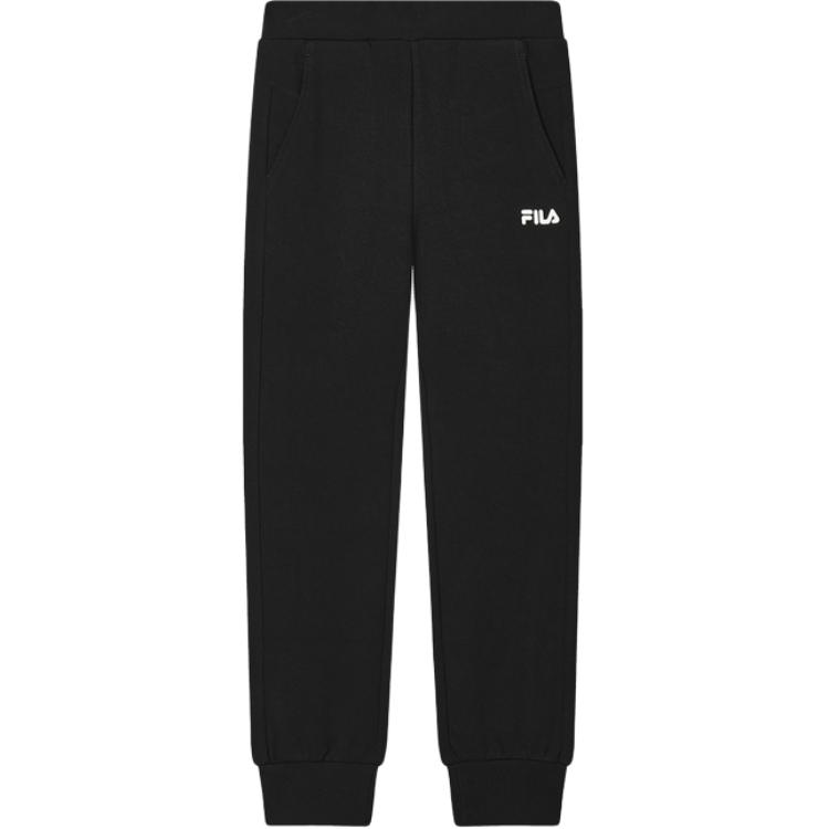 New FILA Knitted Sports Pants Women's Jet Black F11W448606F-BK