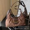 Autumn and Winter Bags Women's 2025 New Trendy High-end Sense Retro Popular Fashion Versatile Shoulder Bag Crossbody Dumpling Bag