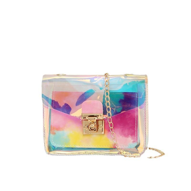 Bag Women's New Sequined Color Chain Shoulder Messenger Bag Personality Elegant Fashion Versatile