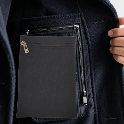 2 kusy Všívací kapsa na zip Vnitřní kapsy na oblečení pro mikiny