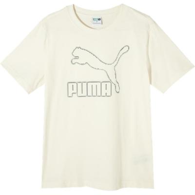 Puma Swxp Dancemania Logo Print Breathable Pullover Comfortable Casual Sports Crew Neck Short Sleeve T-Shirt Men Tops White 628038-65