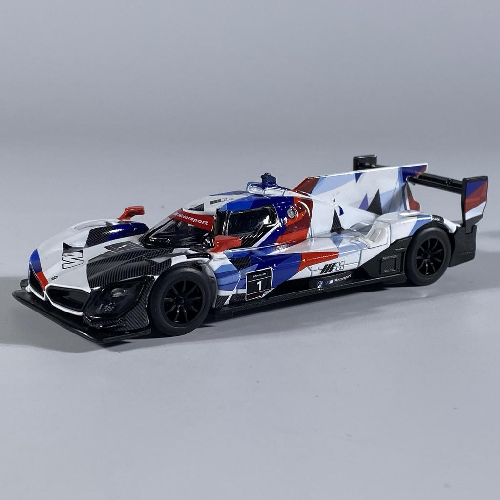 1:45 BMW M Híbrido V8 Super Corrida Liga Metálica Fundida Modelo de Carro Veículo Miniatura Clássico Simulação Coleção Decoração Feriado Menino
