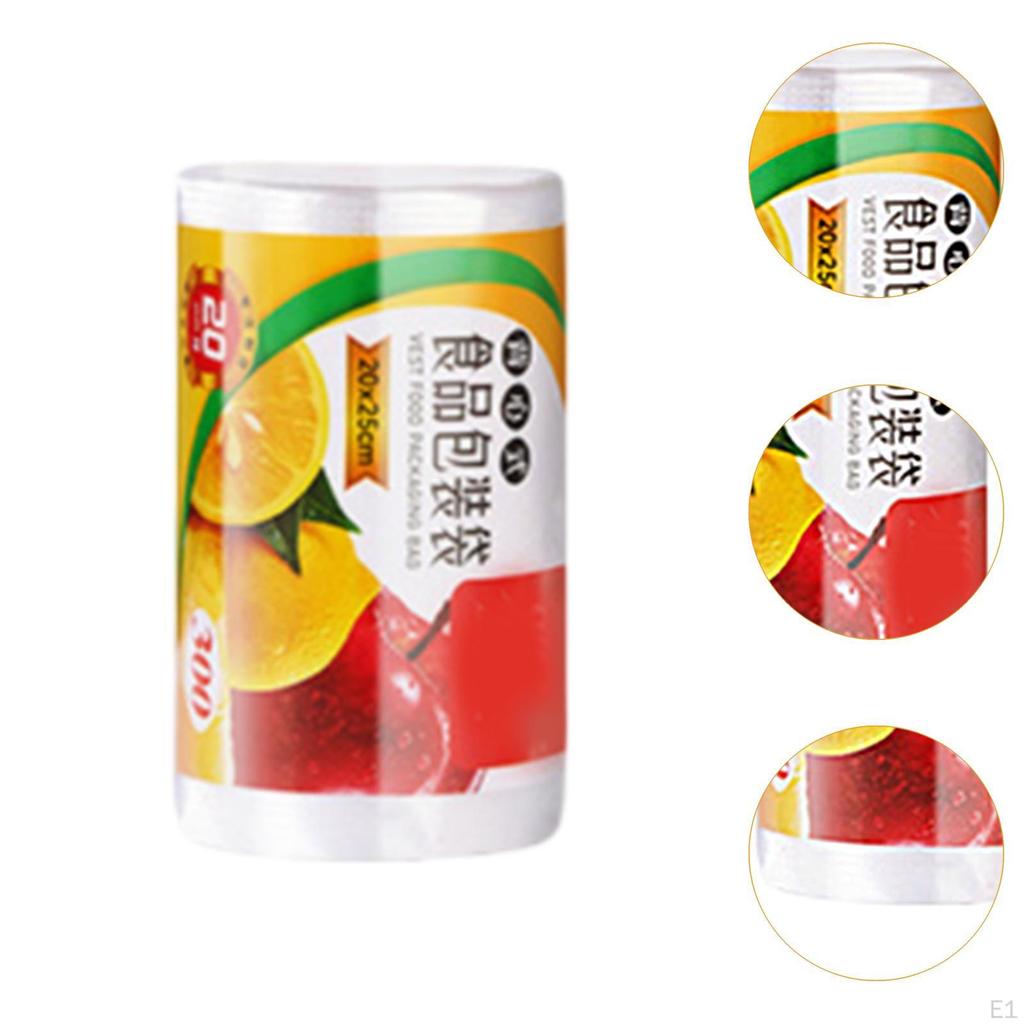Produktbeutelrolle Lebensmittelaufbewahrung für Supermarkt Kühlschrank Obst