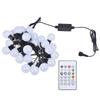 G40 25LED Globe Bulb String Light 16.4ft RGB Fairy Light for Party Wedding Decor 100?240VUK Plug