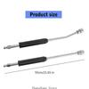 3XUF 2PCS Stainless Steel Pressure Washer Wands Curved Design Anti Fatigue Grip