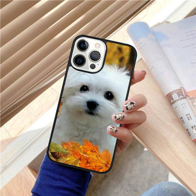 Maltese Dog Puppy Cute Coque Shell For iPhone 17 Air 15 16 Pro Max 14 13 12 11 Pro Max Plus Phone Case Cover