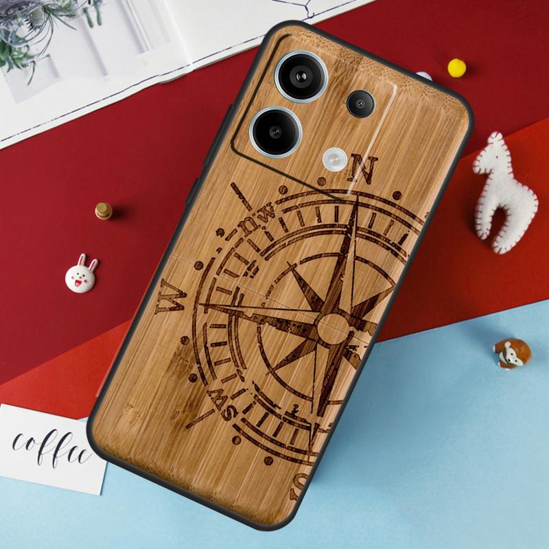 Natural Bamboo Wood Pattern Print Case For Xiaomi Redmi Note 14 Pro 13 12 11 10 15 Pro Plus Redmi 14C 15C 10C 12C 13C 15 Cover