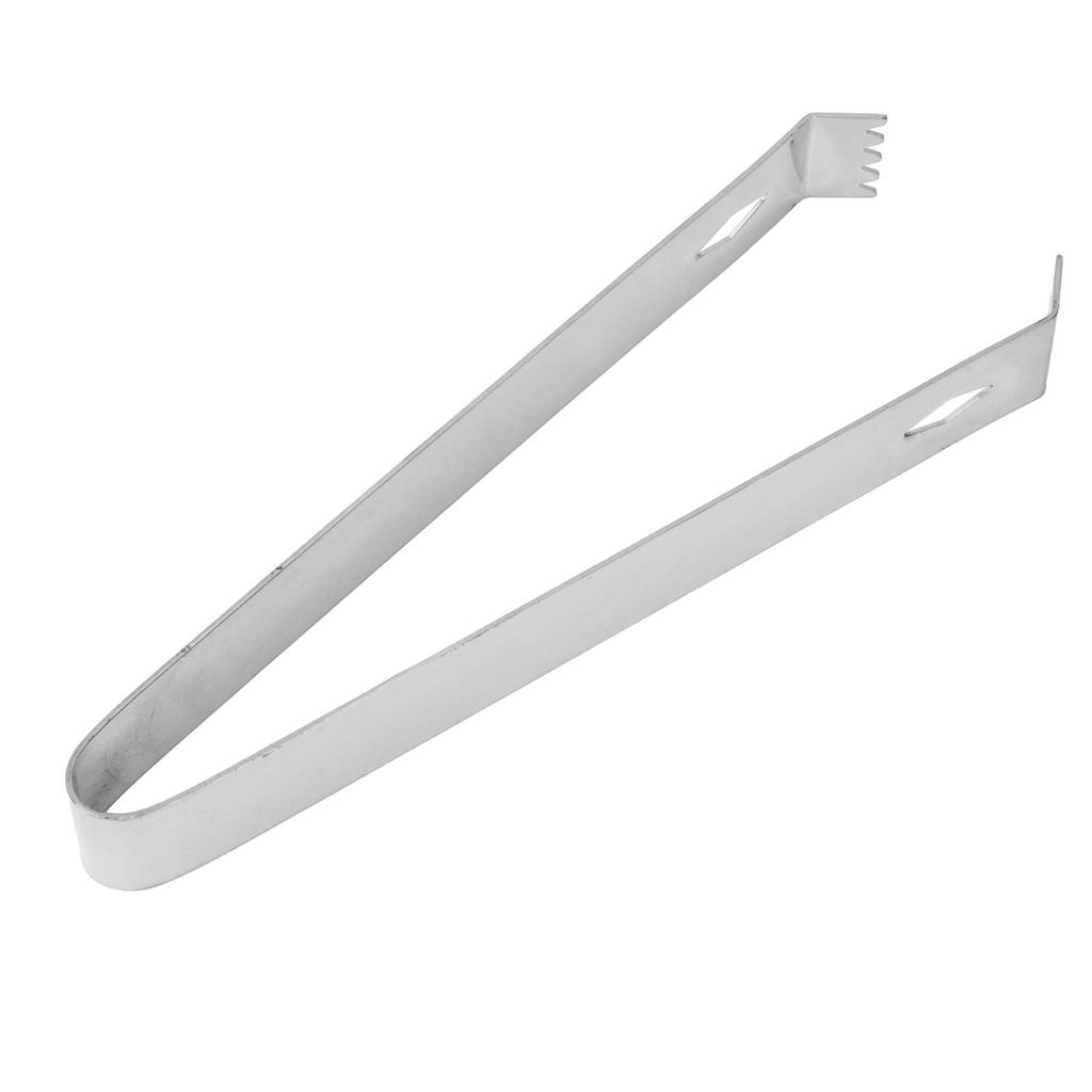Cocktail Tong Thickened Rhombus Stainless Steel Food Ice Sugar Cube Tong for Bar