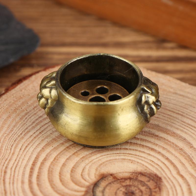 1Pc 7 Holes Lion Head Incense Burner Plate Holder Home Incense Stick Ornament