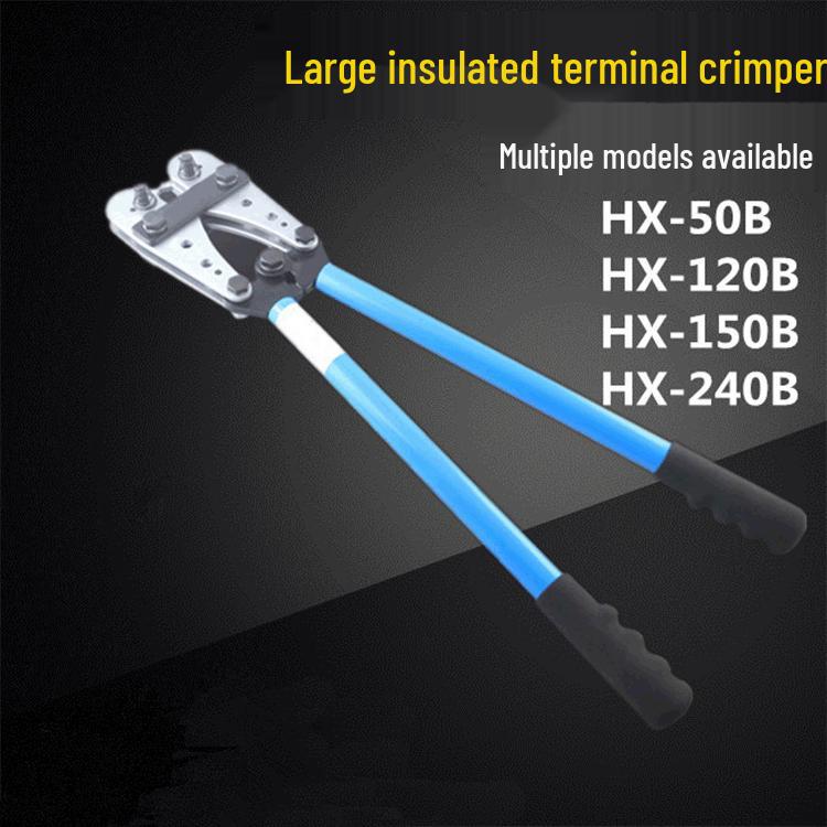 HX-50B Wire Crimper: Large Pliers for 6-50mm² Terminals HX-50B