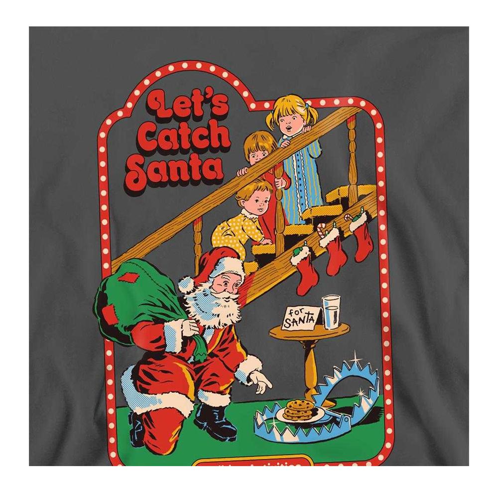 Steven Rhodes Unisex Adult Let´s Catch Santa Sweatshirt
