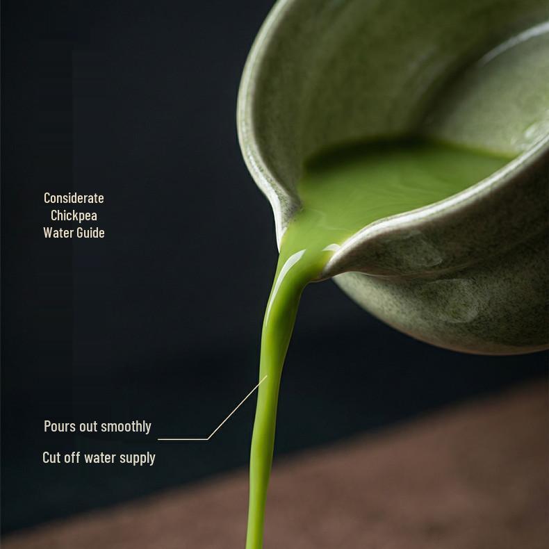 Japanese Heart-shaped Matcha Bowl Set with Whisk and Brush for Tea Ceremony