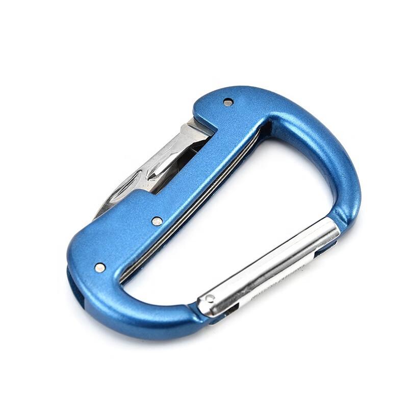UOSU 4-in-1 D-Shape Foldable Carabiner Multi-tool