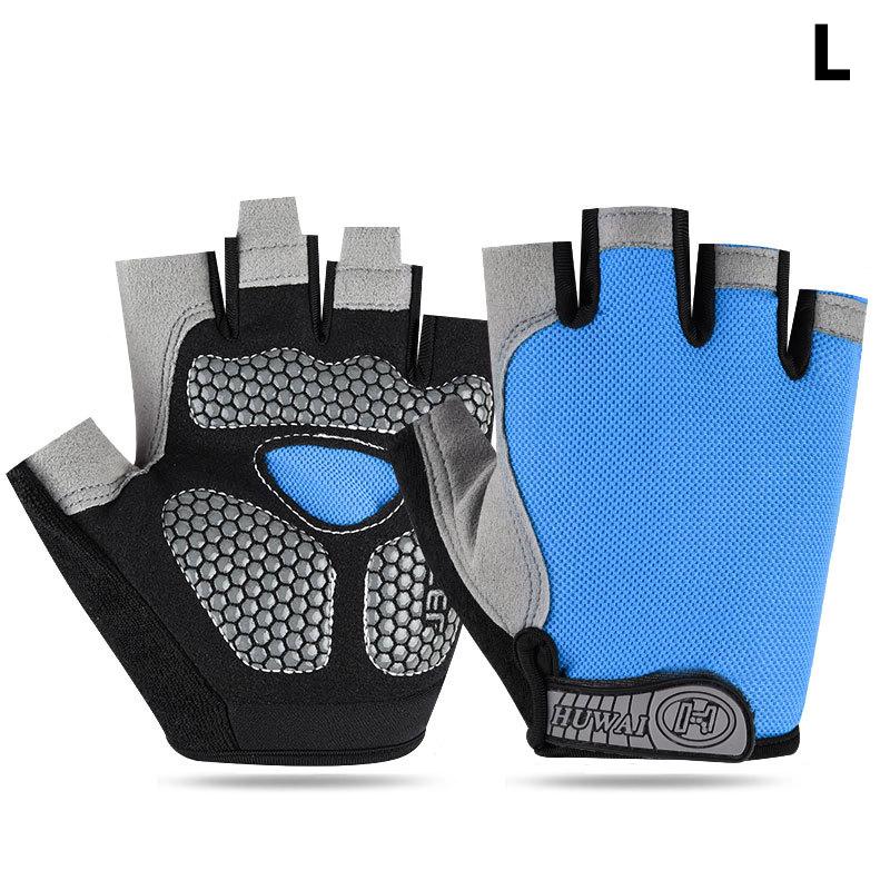 Breathable Gym Gloves Half Finger Anti Slip Sports Gloves for Men Women Fitness Weightlifting Workout Comfortable Training
