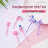 Creative Unicorn Animal Fruit Fork Set for Kids