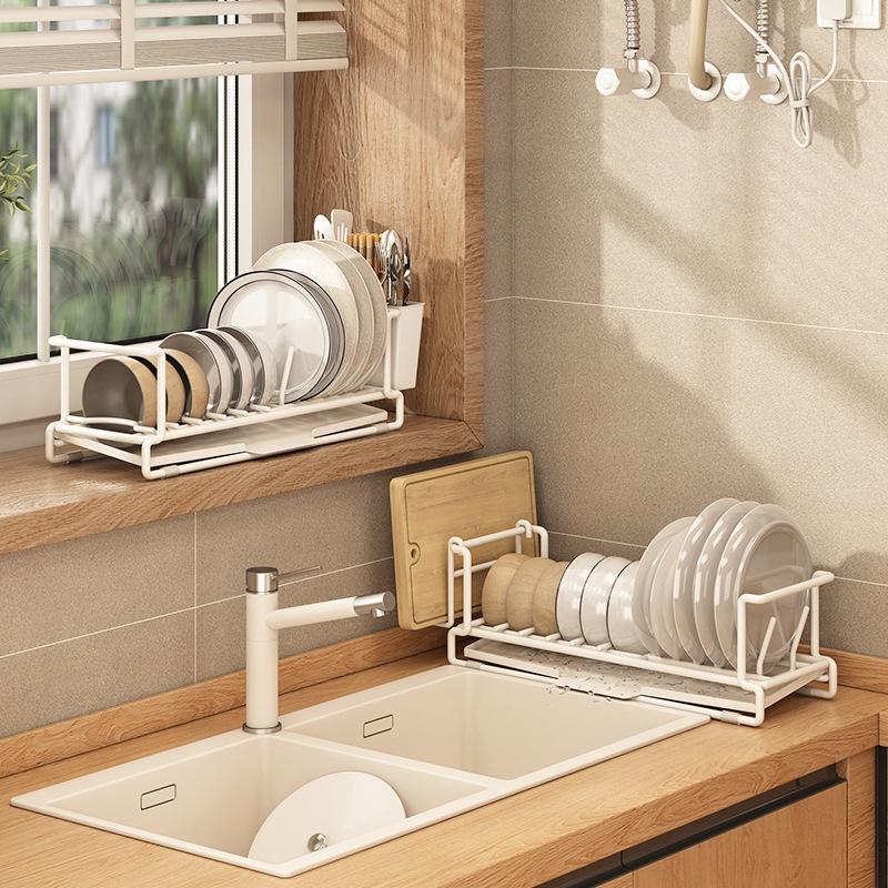 Dish Bowl Drainer Storage Rack Kitchen Dishes Drying Rack Countertop Dinnerware Organizer Drainboard Tableware Holder