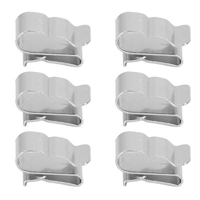 100 Pcs Stainless Steel Solar Panel Cable Clips For Home, Kayaks, Fishing Boats Wire Clip Set Wire Fastener Clamp Organizer