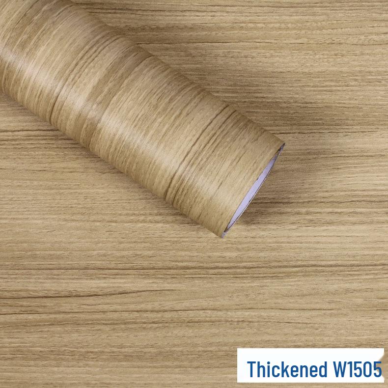 Self-Adhesive Wood Grain Waterproof Wallpaper for Furniture and Cabinet Renovation