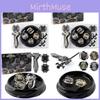Xd168-30b Limited Edition Black Warrior Alloy Spinning Top Duel Set For Kids