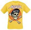 Not Man  Anthrax T-Shirt Men Women Metal Rock Band Graphic Tee 100% Cotton Summer Streetwear Top