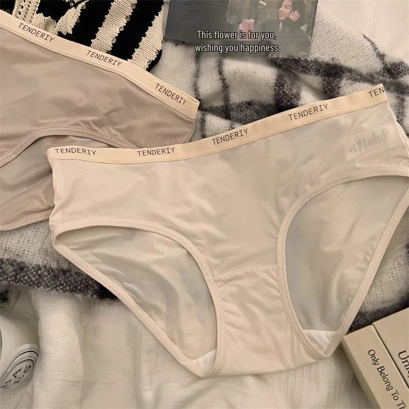 Isilke Dam Lågmidjade Antibakteriella Triangelunderkläder - Sommar Tunt Bomullskropp, Sexig Design