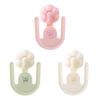 2Pcs Wall Mounted Suction Cup Slipper Hook Strong Bearing Capacity Shoe Drying Rack  Household