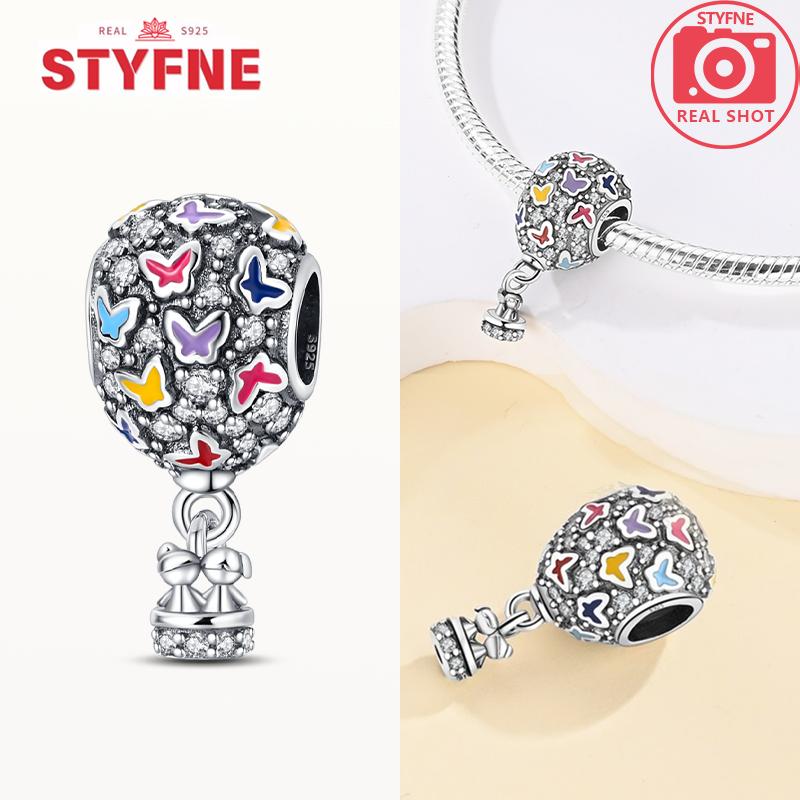 New Silver 925 Blue Dragonfly Butterfly Charms Beads Fit Bracelet for Women DIY Fine Jewelry Accessories Beads Gifts