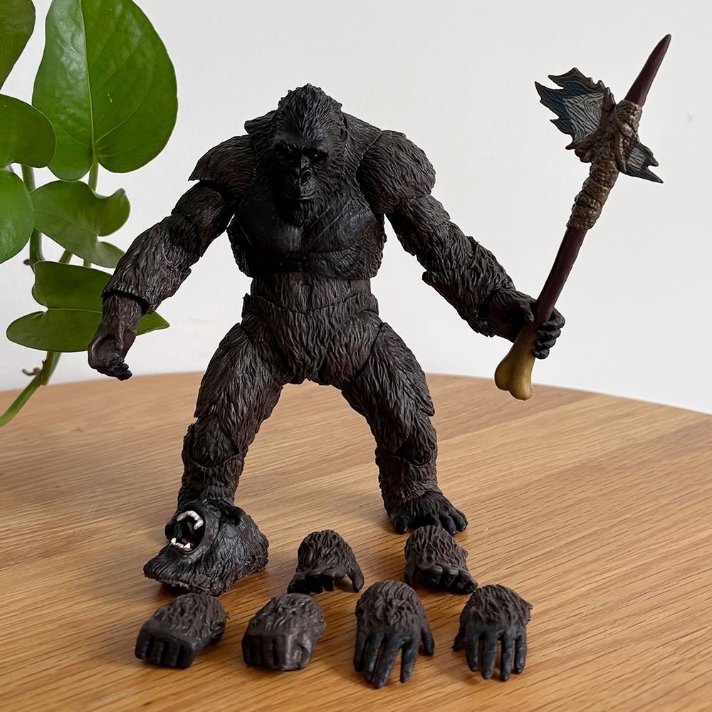 SHF 2021 KING KONG Gorilla Action Figure Collezione Modello Giocattolo Regalo Articolazioni Mobili Statuetta in Vinile Bambola