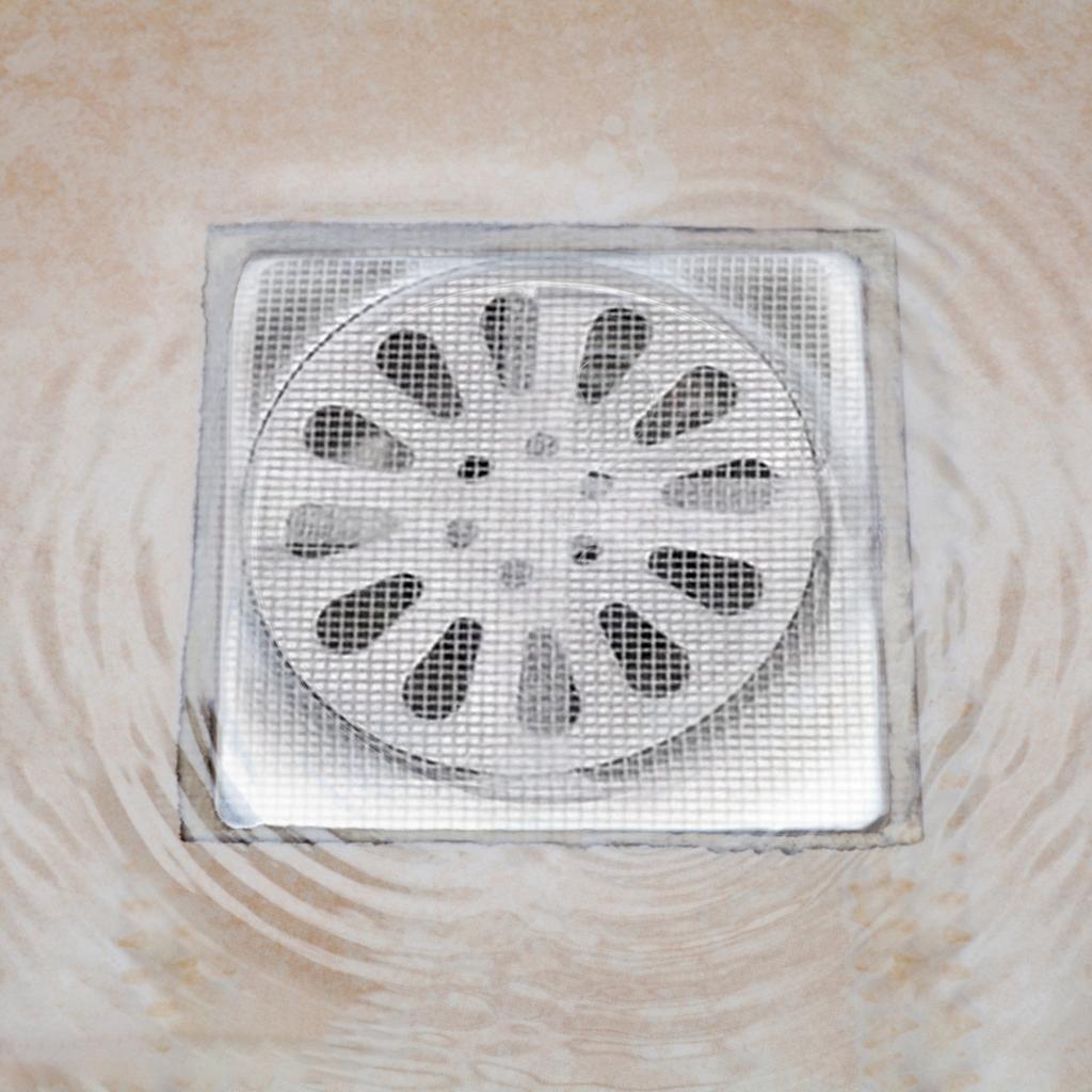 Disposable Hair Drain Catcher Mesh Anti-Blocking Filter Floor Drains Sticker Shower Cover Kitchen Bathroom Sink Strainer Stopper